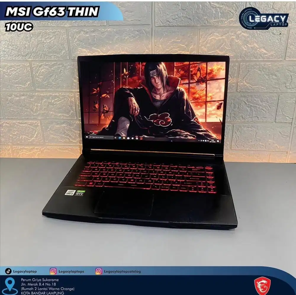MSI GF63 THIN 10UC