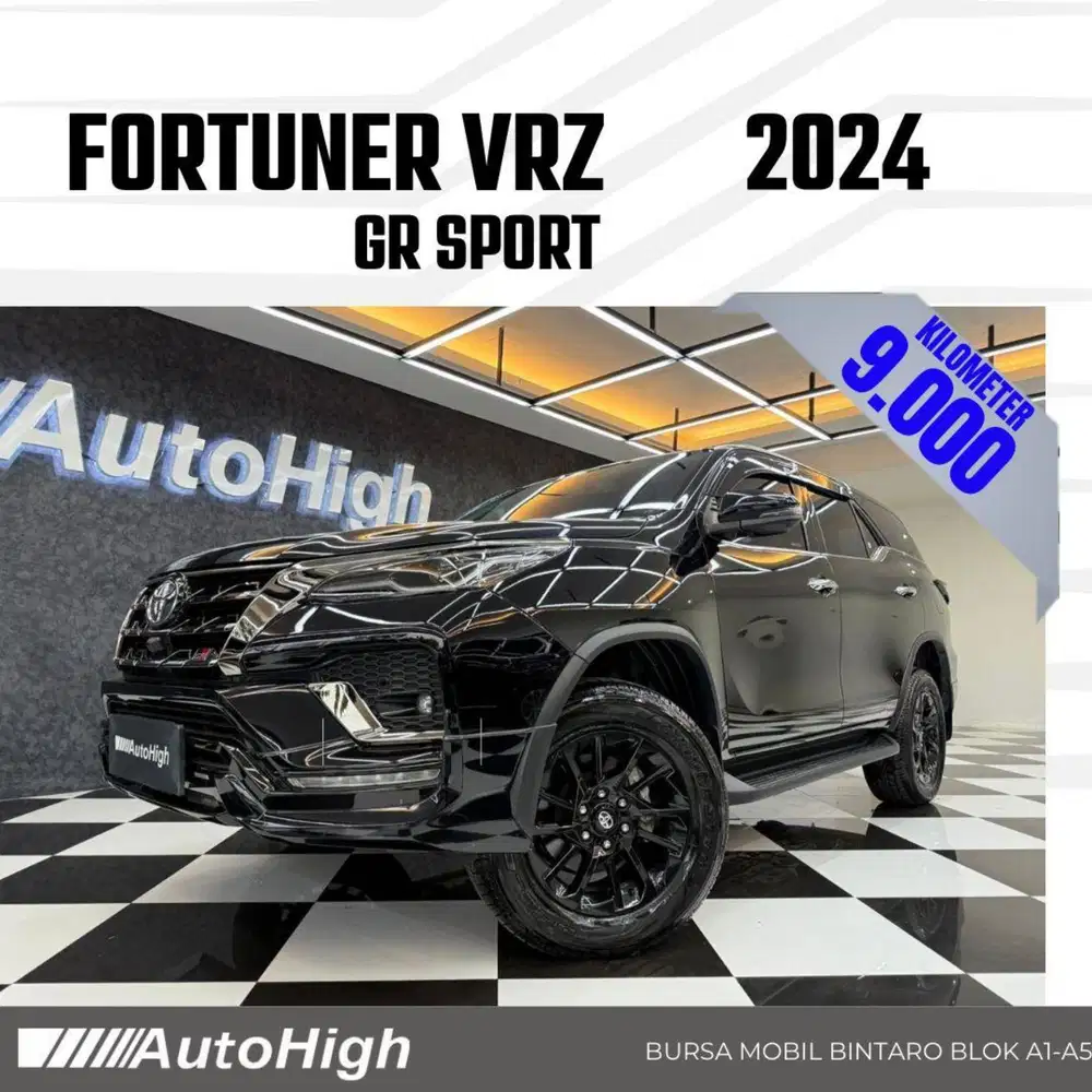 DP10% [Km9.000] Fortuner 2.8 VRZ GR 2024 Black Reg 2023 #AUTOHIGH