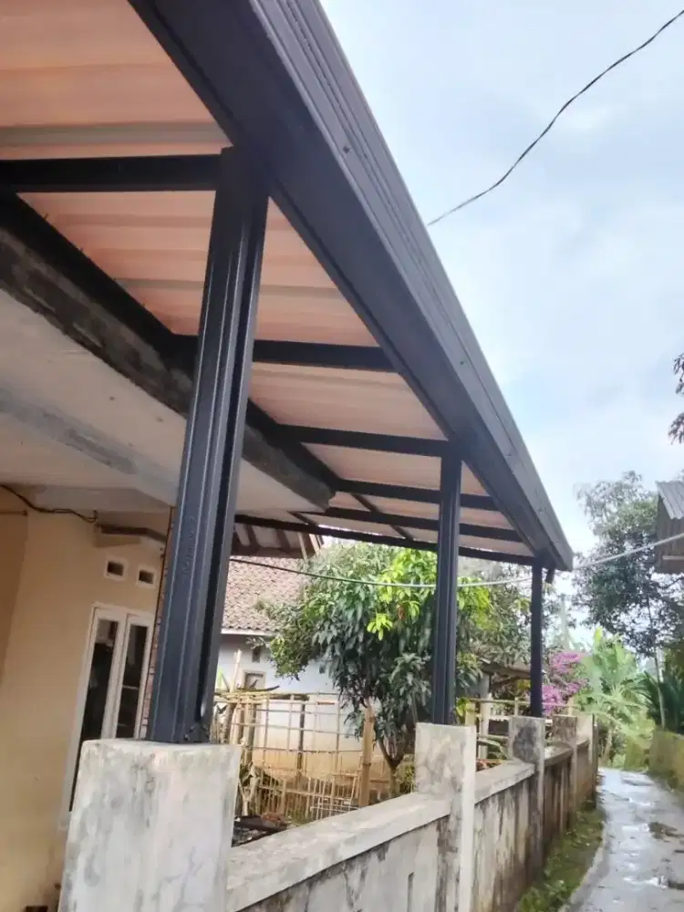 Kanopi Canopy,Tralis,Railing,Tangga,Pagar,Atap Baja,Kitchen Set Modern
