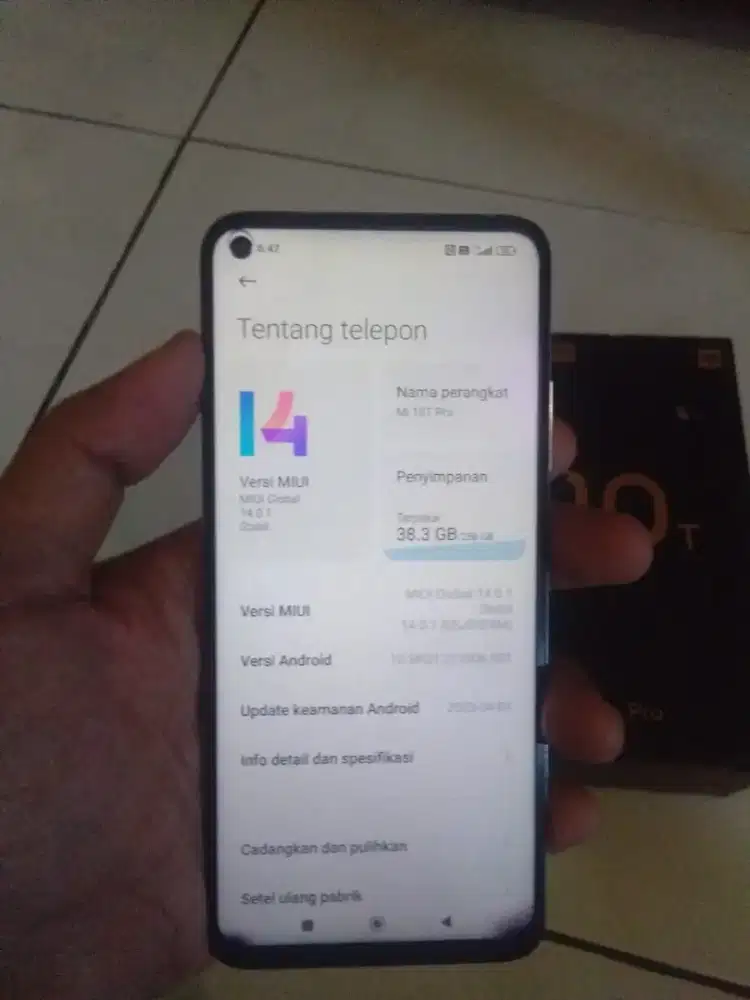 Xiaomi Mi 10T Pro 8/256 asal skr 1.2 bisa TT