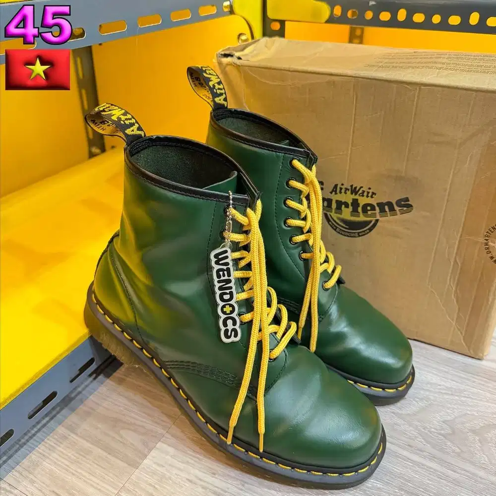 Dr.martens Docmart 1460 Green Smooth