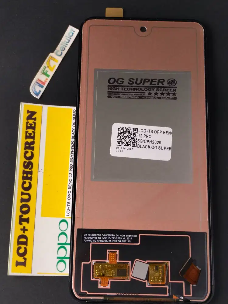 LCD OPPO RENO 12 PRO 5G CPH2629 FULLSET TOUCHSCREEN BLACK
