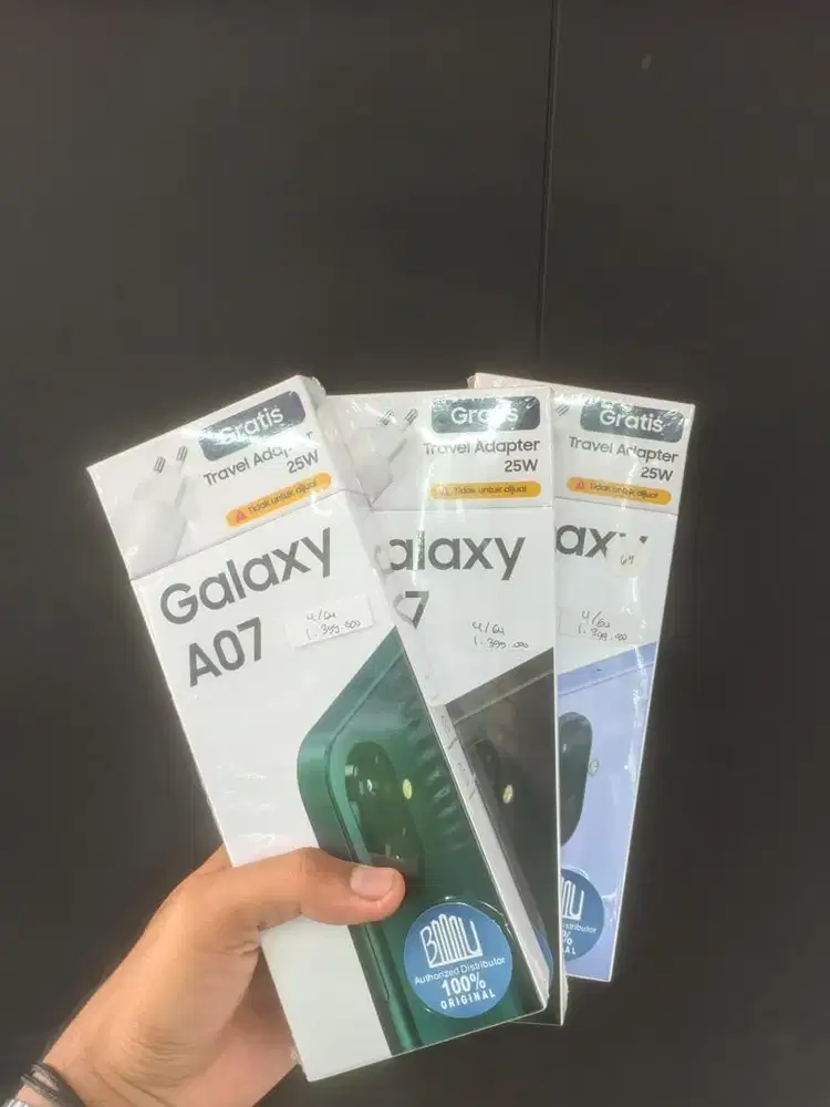 Promo hp samsung A07 bunga 0% free 2x cicilan
