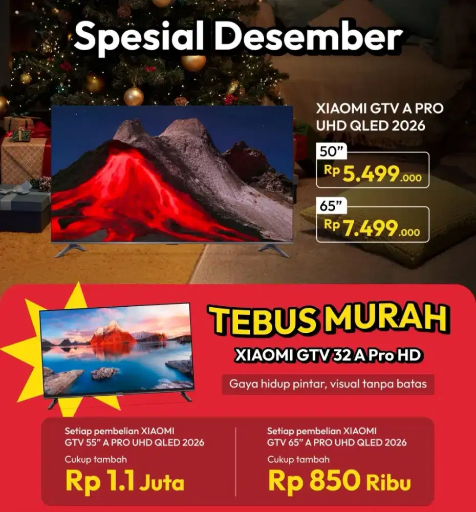 Promo smart tv tebus murah dapat tv lagi kredit murah