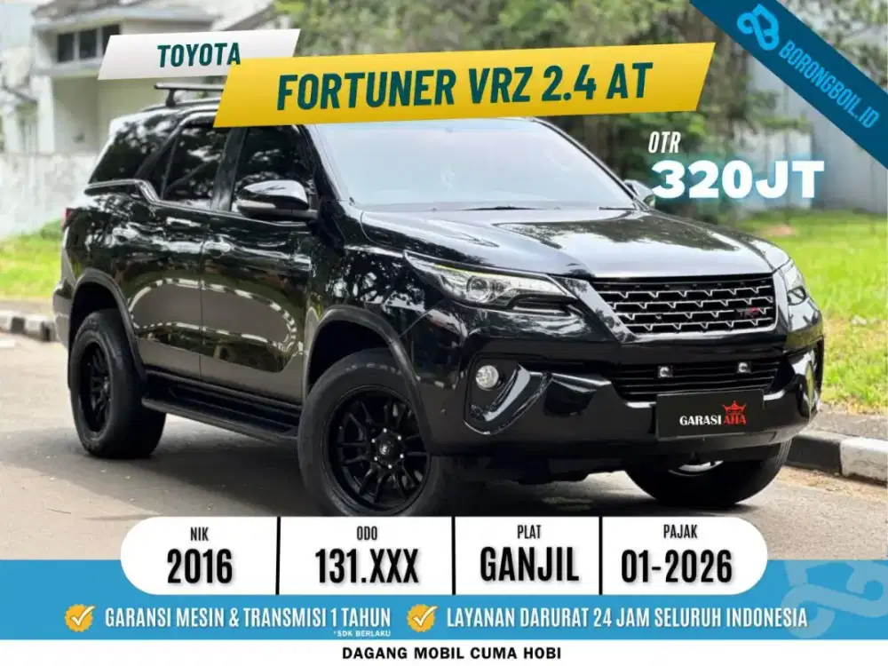 Fortuner Vrz at 2016 Hitam