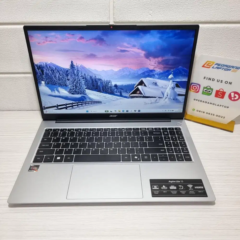 Acer Aspire Lite 15 AMD RYZEN 7-7730U 16GB/512GB LIKE NEW