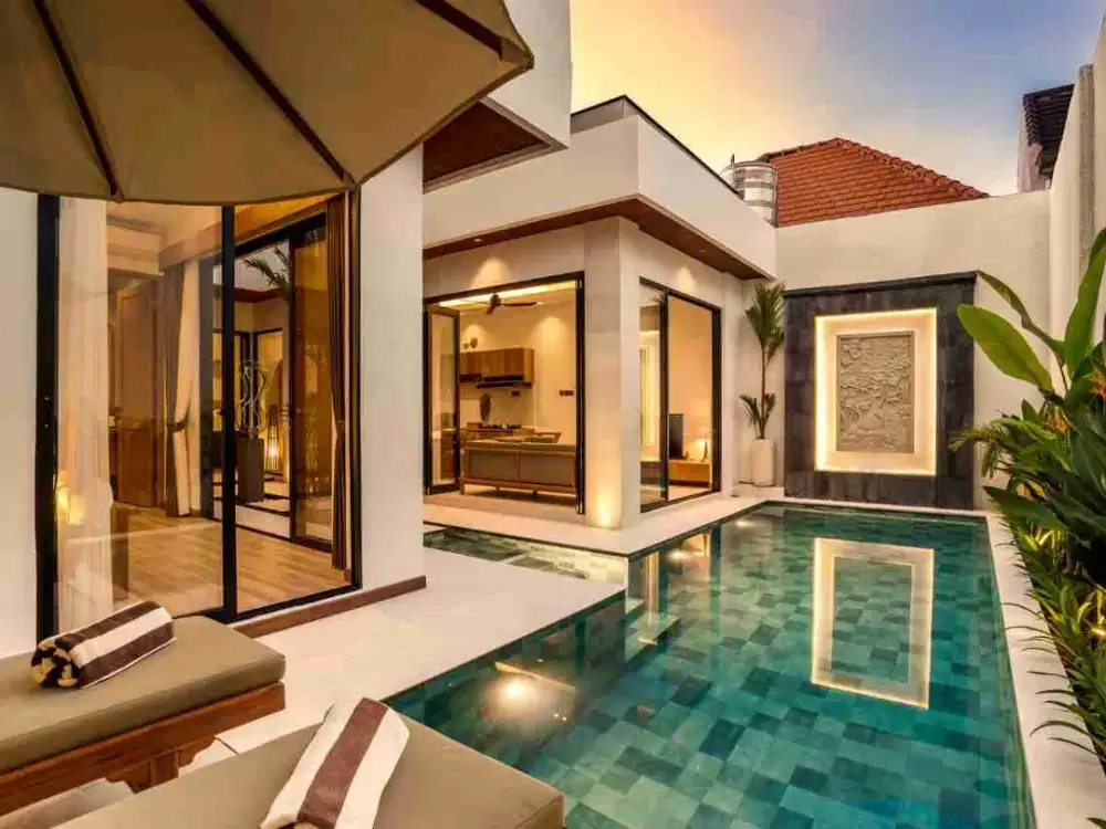 Vila Modern 3 Kamar Baru Siap Huni di Kerobokan Bali