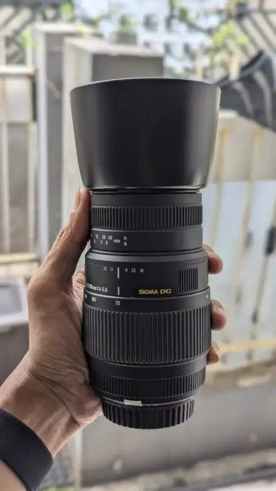 Lensa tele DG Sigma 70-300 for Canon