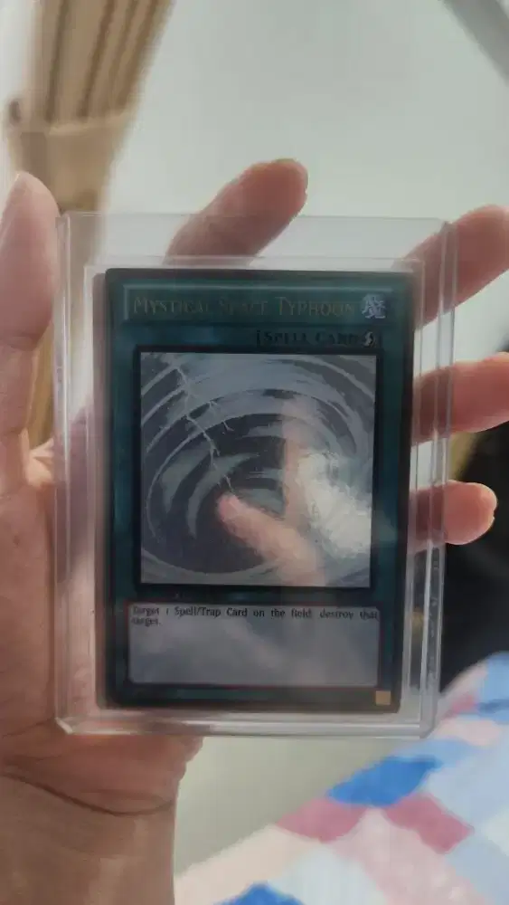 Kartu Yugioh Mystical Space Typhoon Ghost Rare