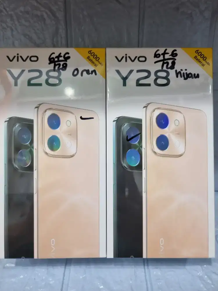VIVO Y28 6+6/128 BNIB BARU SEGEL GARANSI RESMI