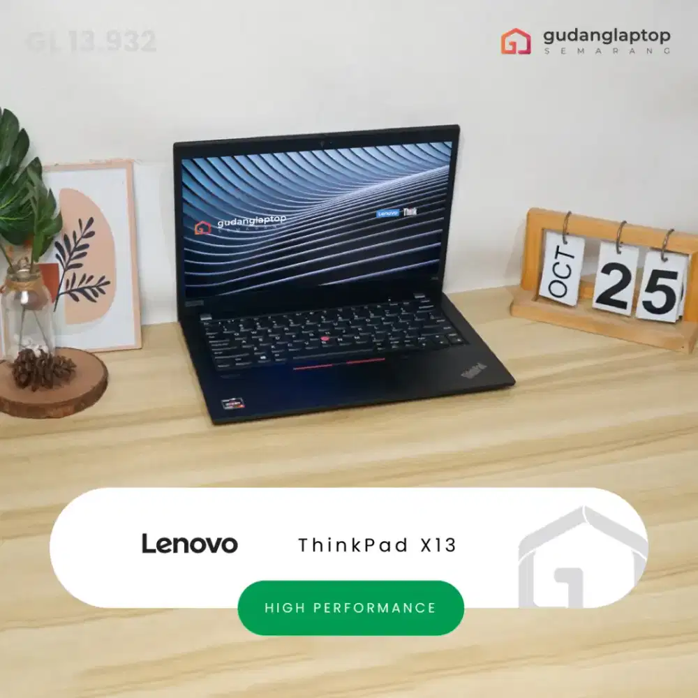 LENOVO ThinkPad X13
AMD Ryzen 7 Pro - 4750U 16GB/512GB