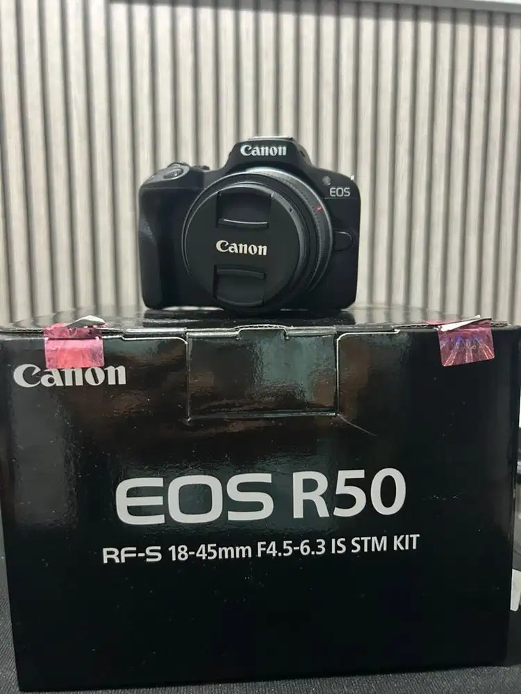 Like New Garansi ON Canon R50 + 18-45mm IS STM KIT Fullset
