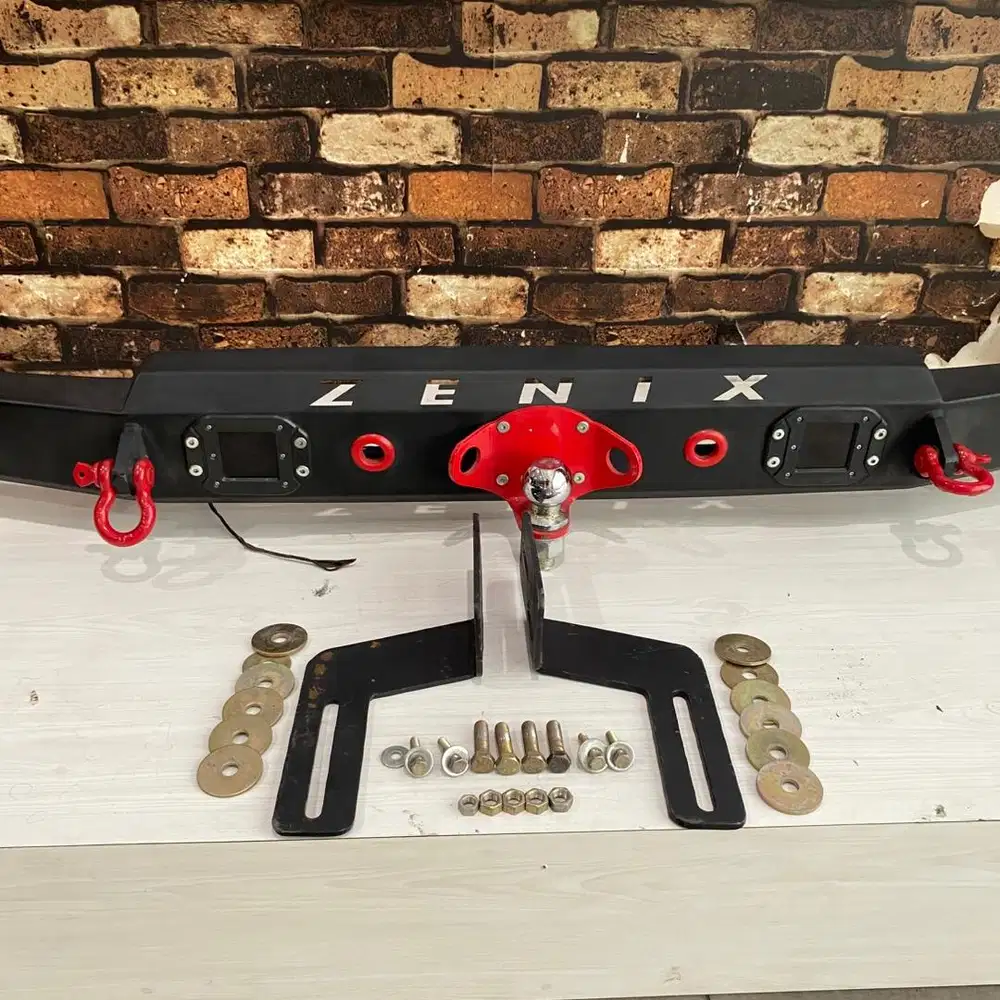 Bumper Besi Towing eks Innova Zenix Ori Lengkap Bracket