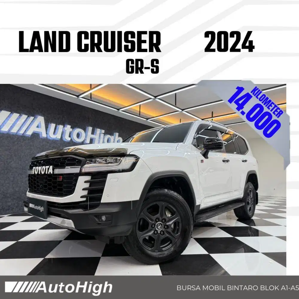 DP10% [Km14.000] Land Cruiser GR 2024 White / VXR Reg 2023 #AUTOHIGH