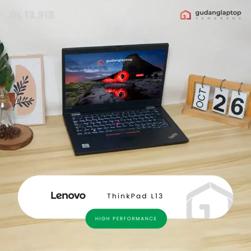 LENOVO ThinkPad L13
INTEL Core i5 - 10310U 16GB/256GB