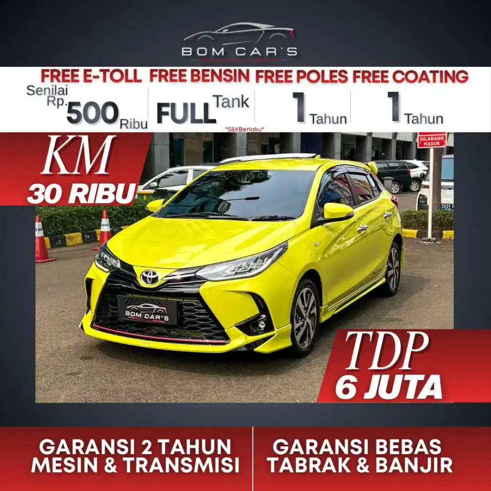 CASH 210 JUTA | TOYOTA YARIS 1.5 S TRD AT 2021