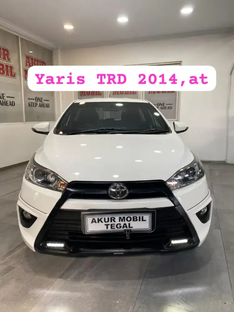 YARIS TRD SPORTIVO MATIC 2014 PUTIH FULL ORI SIAP PAKAI
