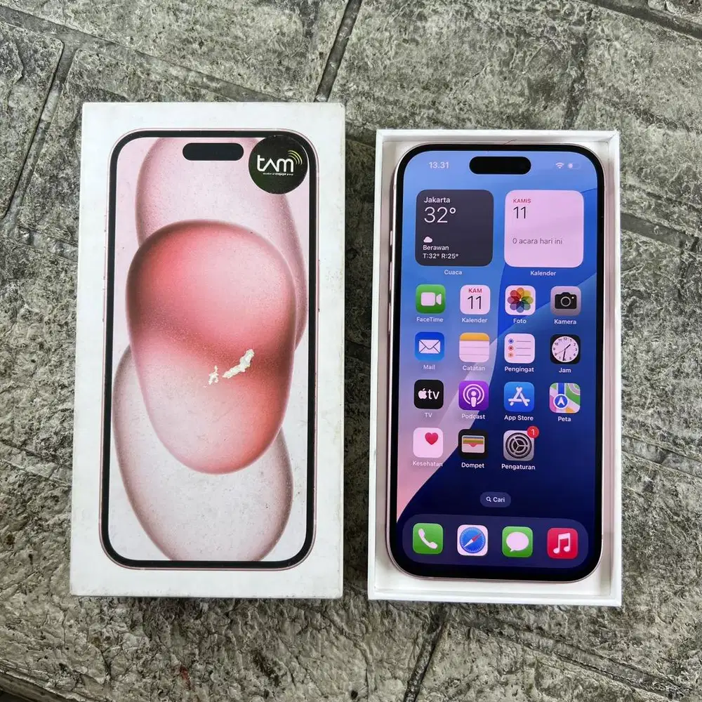 Iphone 15 128 GB ibox mulus