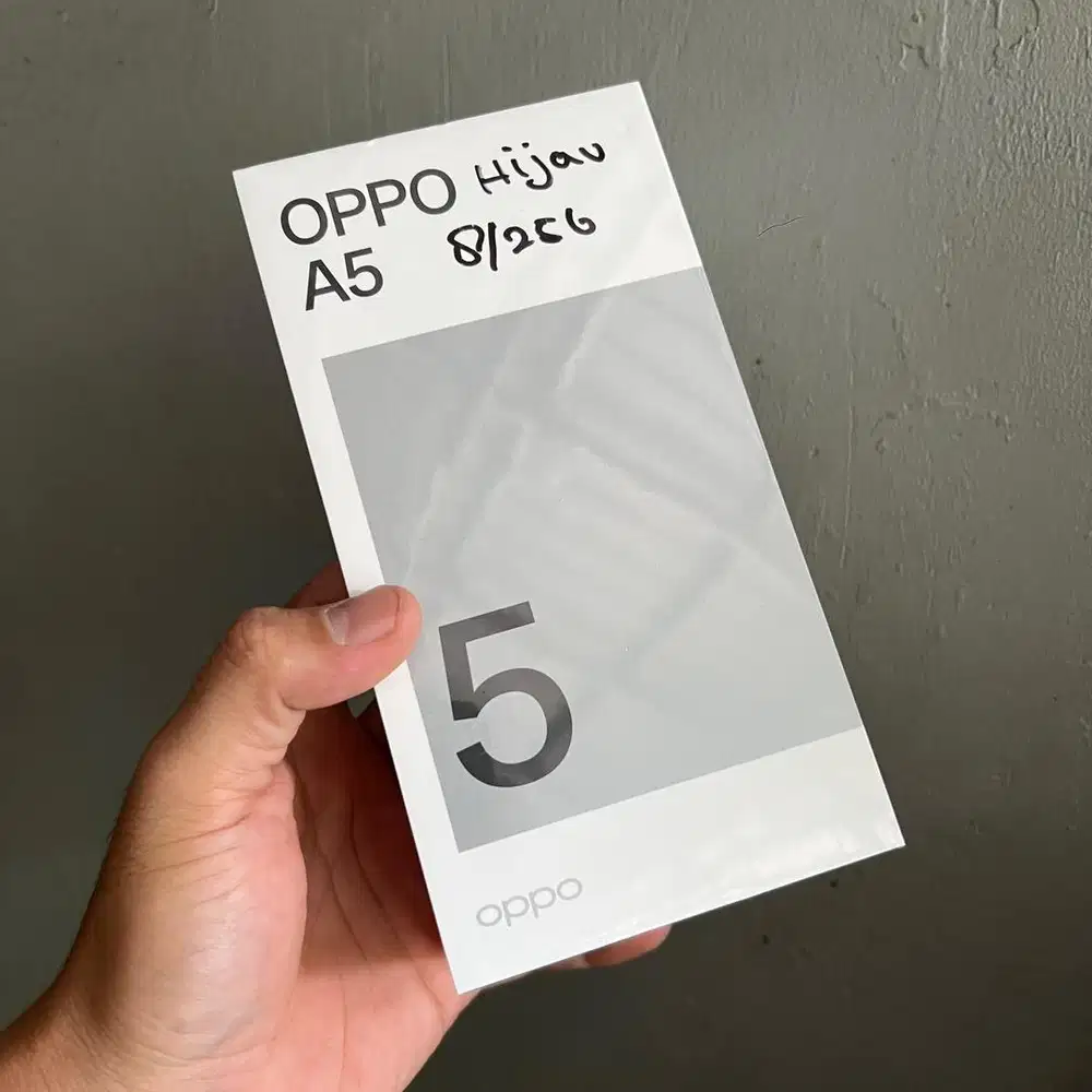 Oppo A5 2025 Ram 8/256 GB 4G Baru segel dus