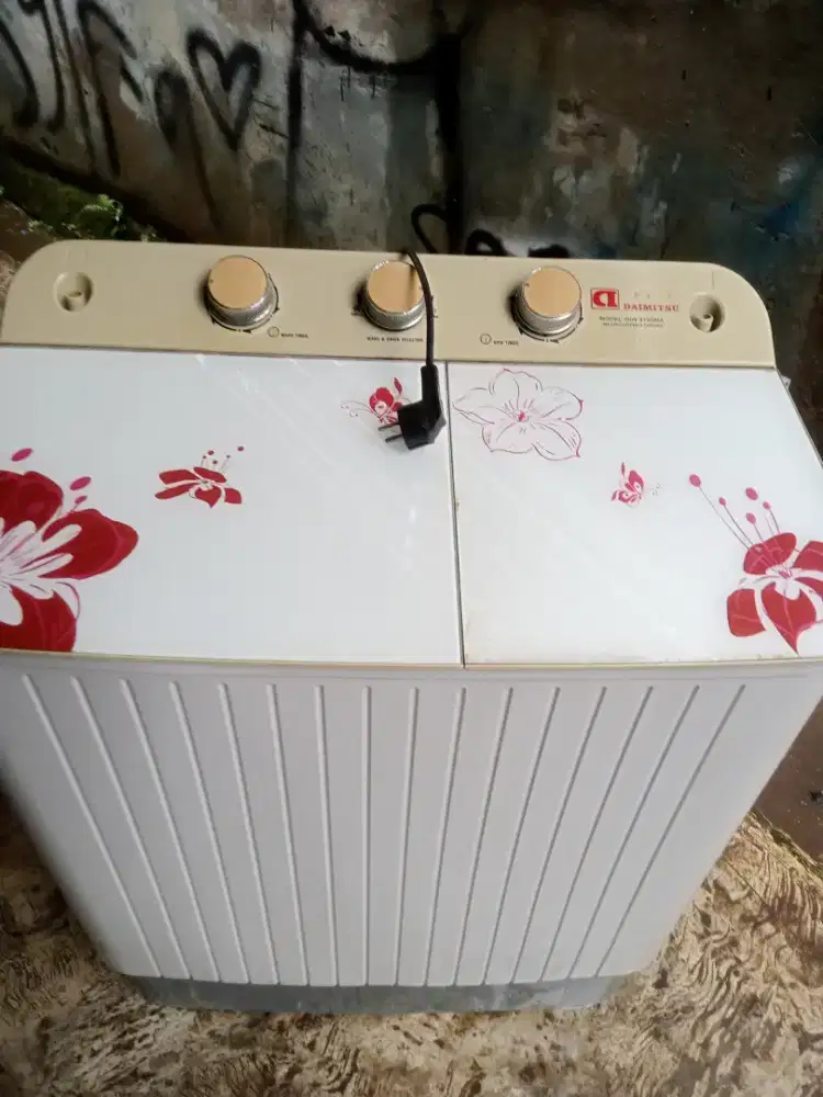 Jual mesin cuci 2 tabung normal semua