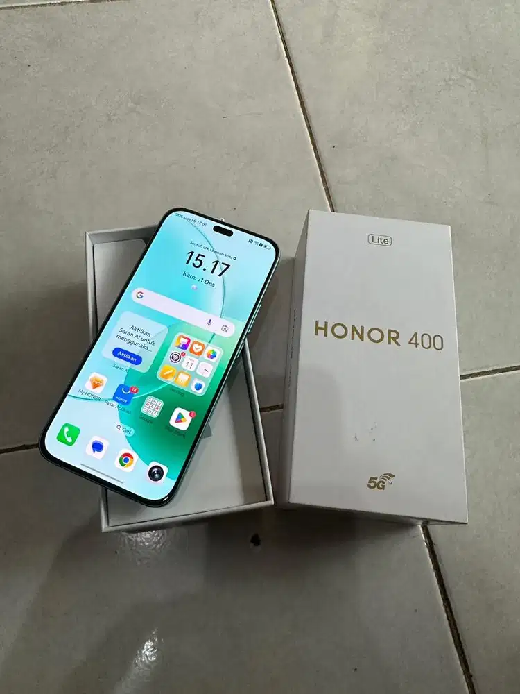Honor 400 lite 5G resmi Indonesia normal mulus