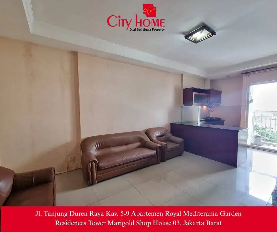 For Rent Apartemen 3BR Full Furnished Medit 2, View Central Park Mall