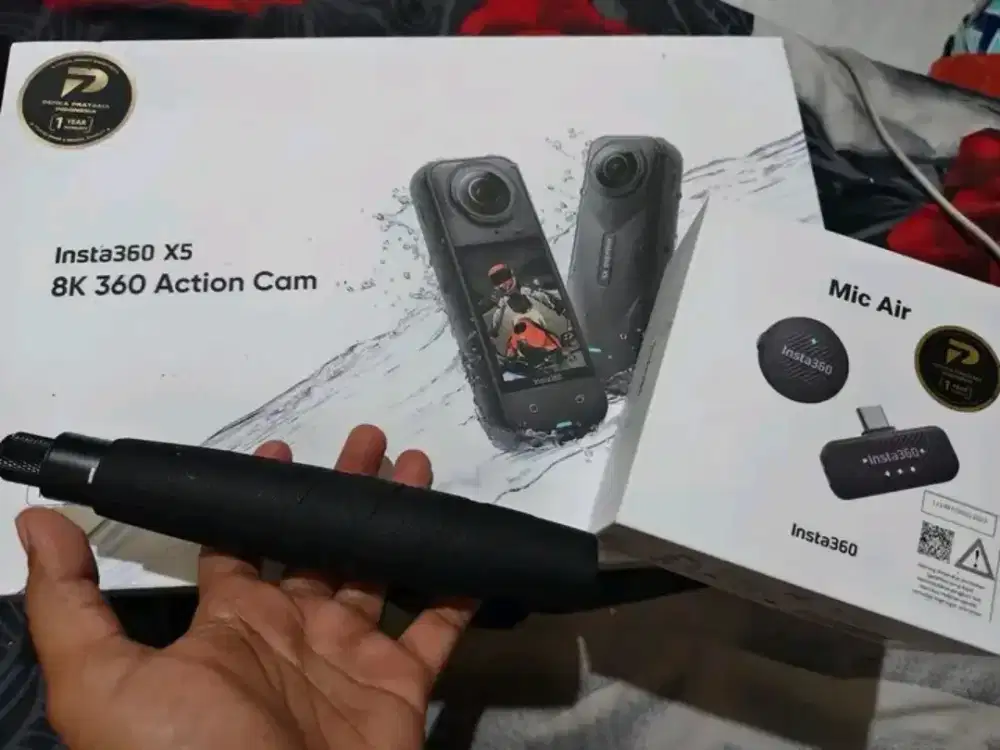 Insta 360 Fullset Minus Pemakaian