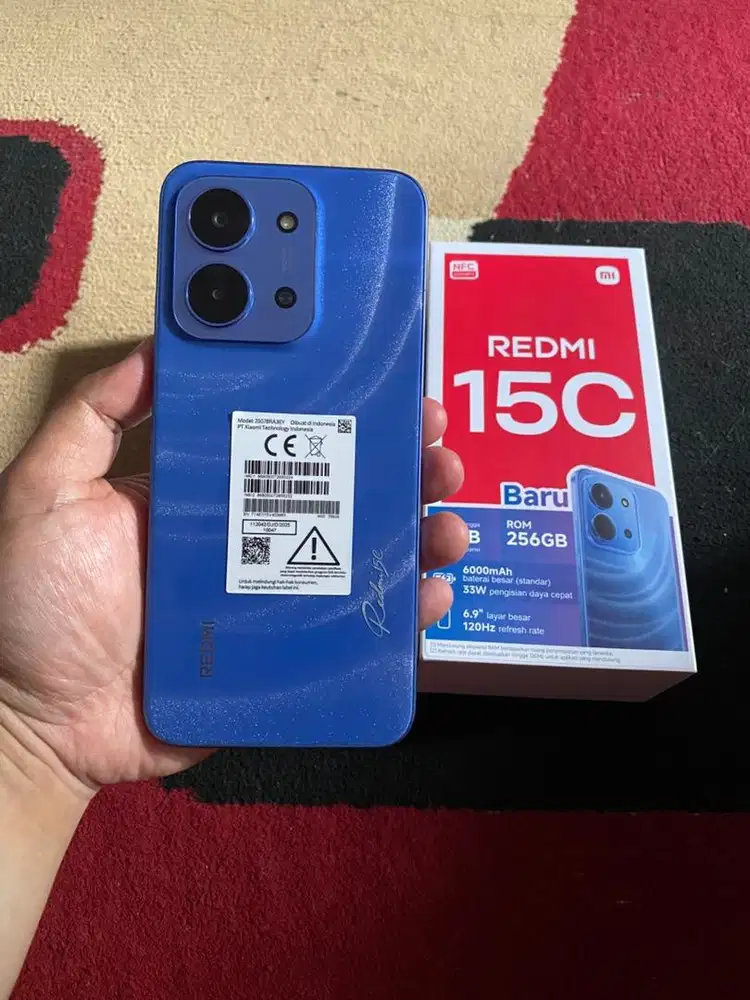 BISMILLAH REDMI 15C RAM 8/256 FULSET MULUS