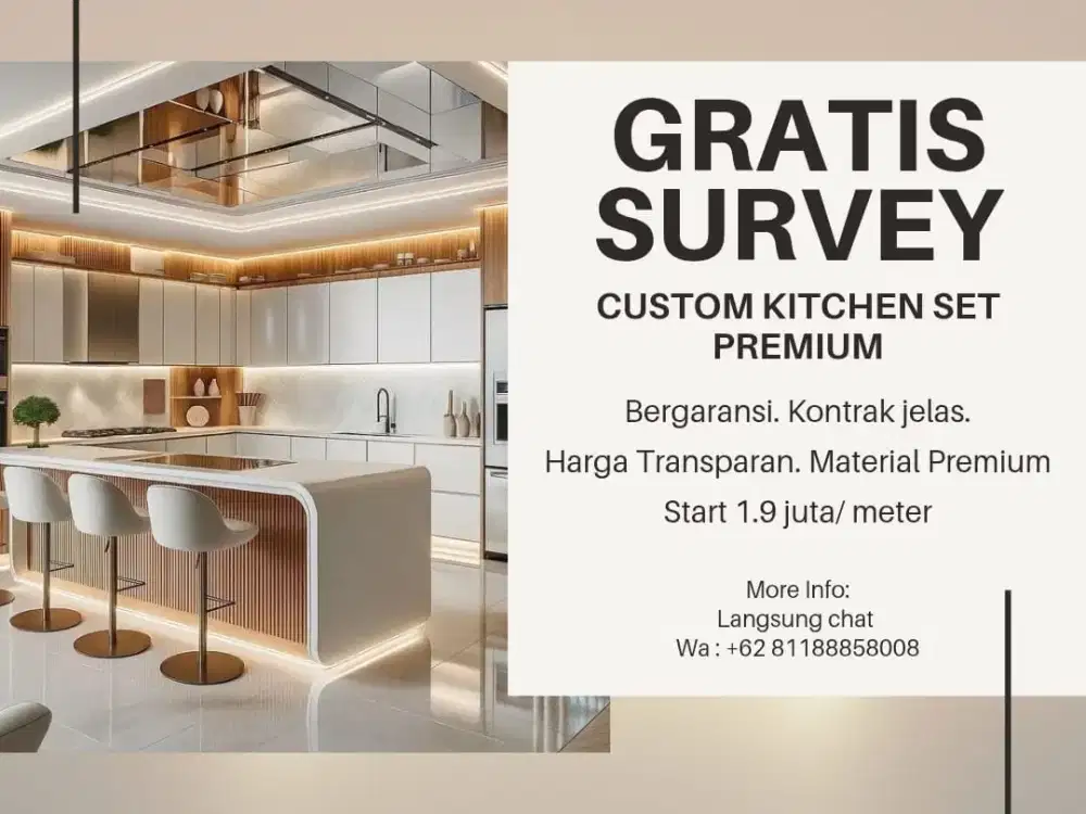 Jasa Kitchen Set Tanggerang– Harga Terjangkau • Kualitas Premium