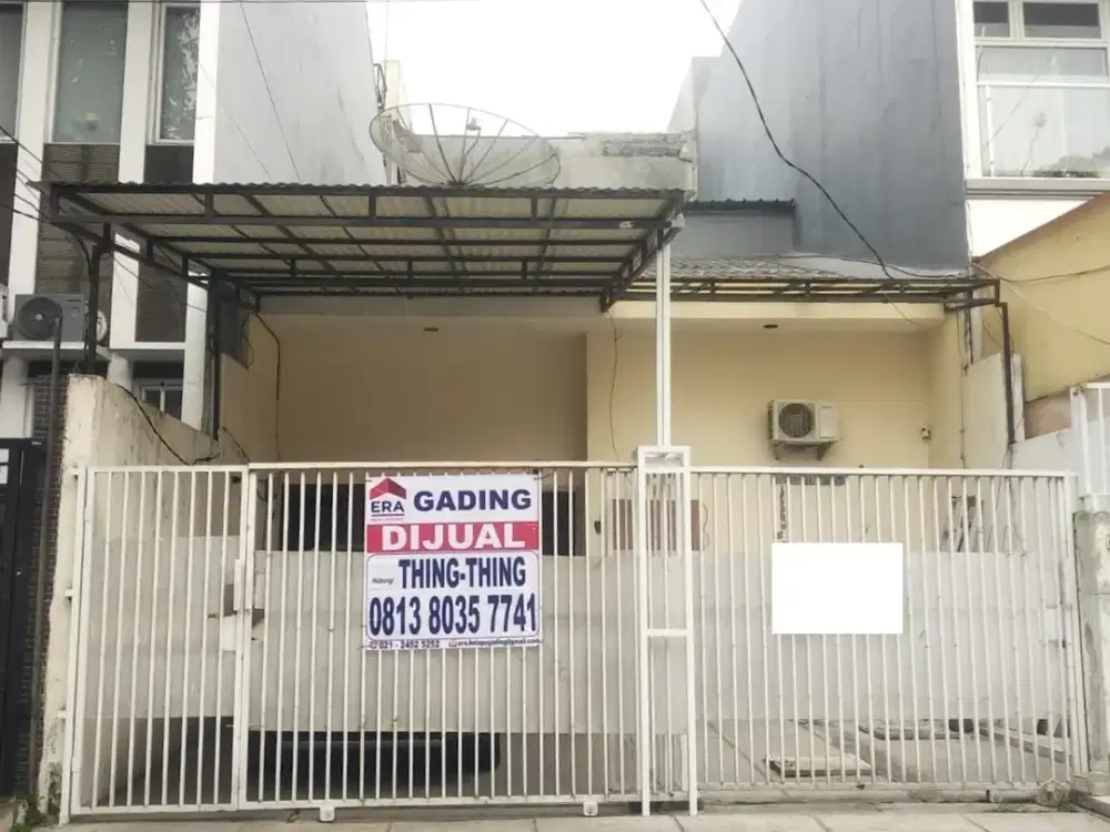 Ss1516- DIJUAL Rumah Standart 7x20 Siap Huni Jln 3Mbl di Sunter Bisma