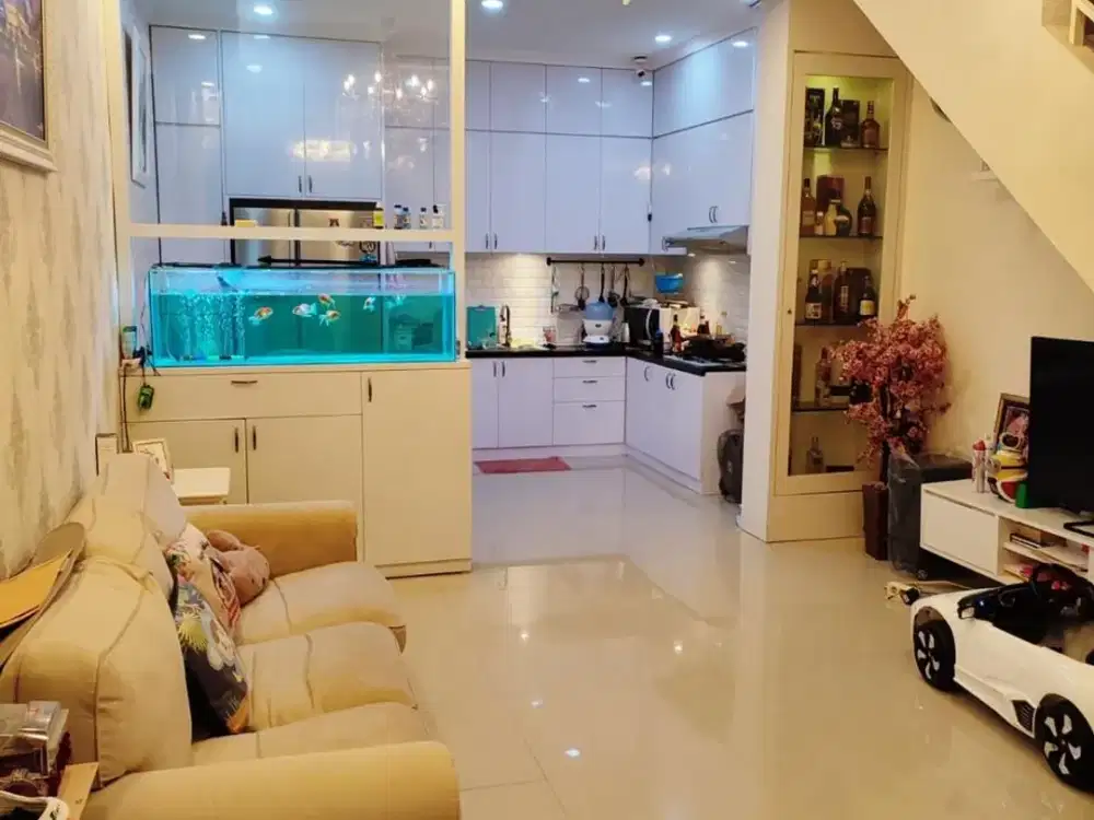 Jual cepat rumah pik1 4x12 furnished siap huni