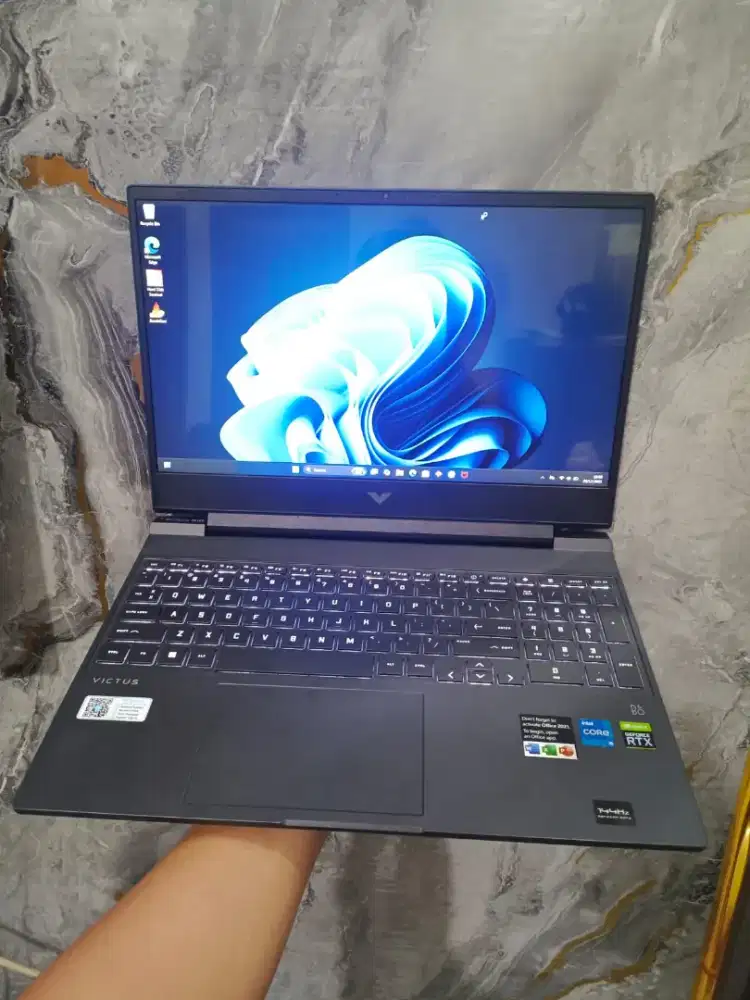 Hp victus 15 FA mulus like new RTX 3050