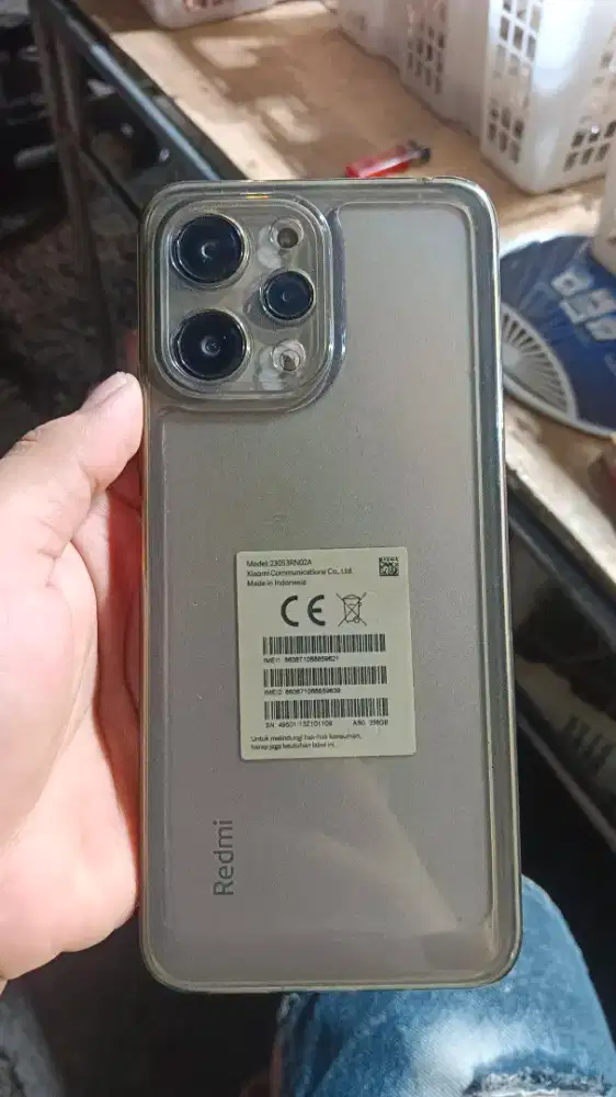 Hp redmi12 ram 8 bekas terasa baru