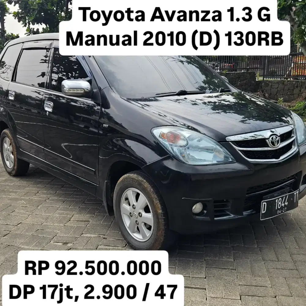 Antik KM 130RB.. Toyota Avanza G Manual 2010 (D)