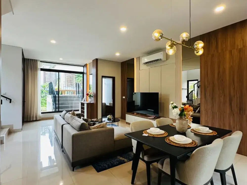 RUMAH SIAP HUNI! HADAP SELATAN DAN TIMUR POSISI HOEK CLUSTER BLIEZFIELD BSD