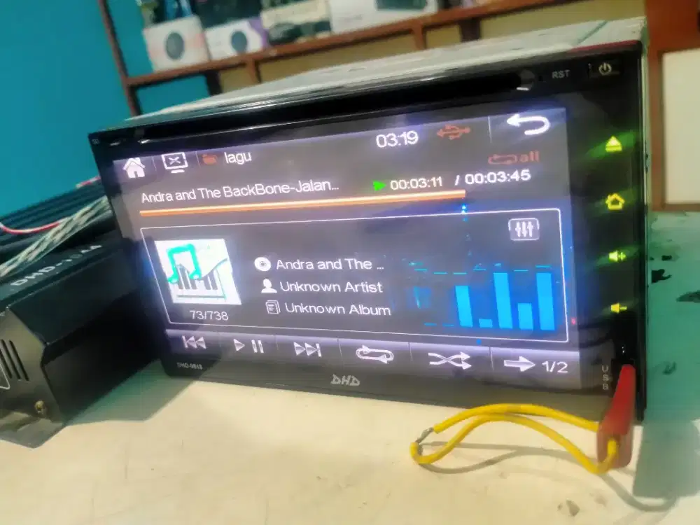 Tape mobil double Din