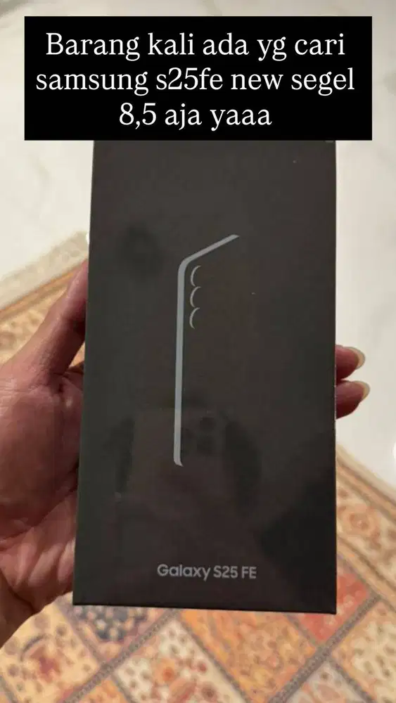 SAMSUNG GALAXY S25 FE 256 GB JETBLACK (NEW SEGEL)