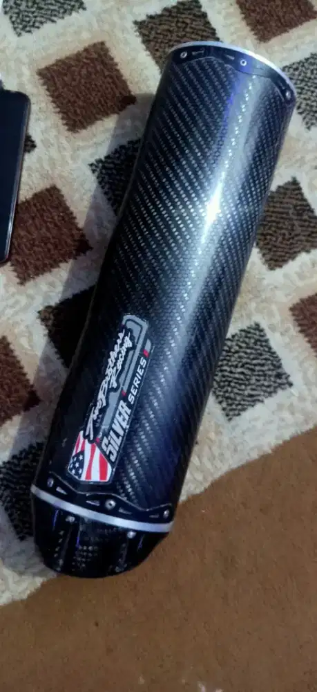 knalpot silencer two brothers original carbon