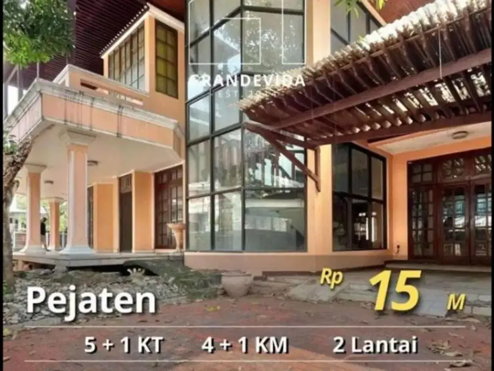 DIJUAL [FOR SALE] – RUMAH MEWAH PEJATEN BARAT, PASAR MINGGU