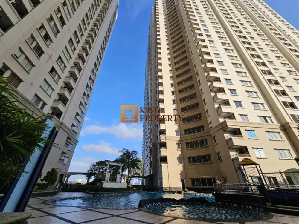 5 Menit ke Ancol & Allianz Ecopark, Disewakan 2BR Marina Residence Unit Kosong Siap Decor dengan Sea View