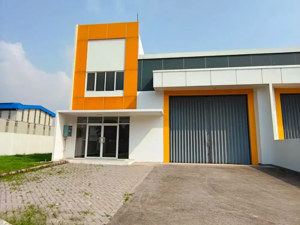 Dijual Gudang Premium SIB Jababeka cikarang,Akses Tol lahan luas ready siap pakai sudut hook