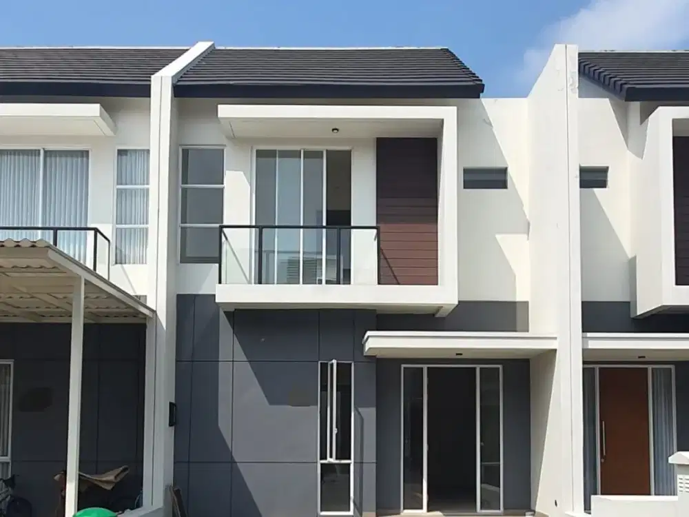 Disewakan Rumah Gress Minimalis Central Park Juanda, dekat Bandara, Tropodo, Garden Dian Regency