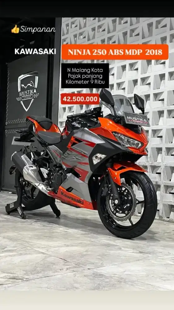 Kawasaki ninja 250 ABS MDP 2018