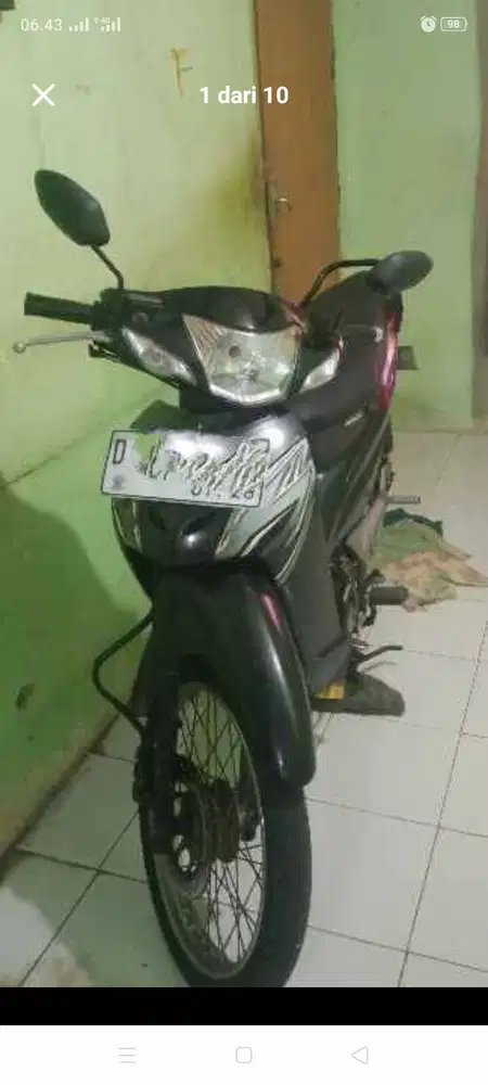 Supra fit new (Pemakaian pribadi)