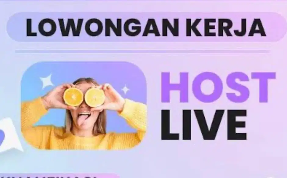 LOWONGAN HOST LIVE ECOMMERCE (TIKTOK SHOPEE) green lake city