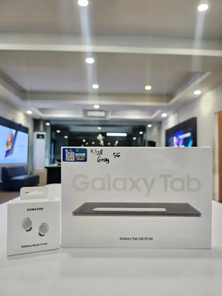 NEW SAMSUNG GALAXY TAB S10FE 5G GARANSI RESMI SEIN FREE BUDS CORE