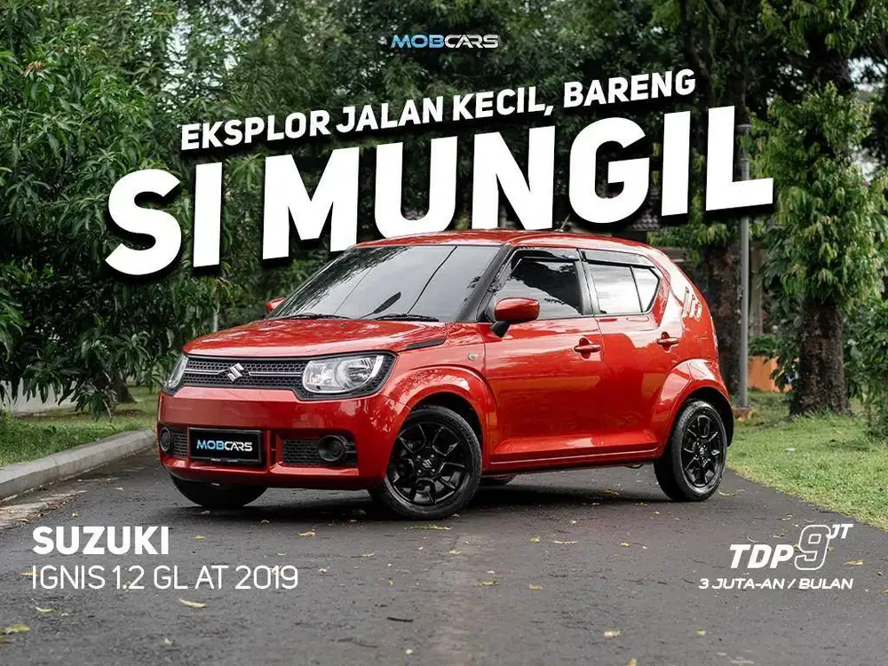 DP 9JT!! SUZUKI IGNIS 1.2 GL AT 2019 MOBCARS KREDIT MATIC
