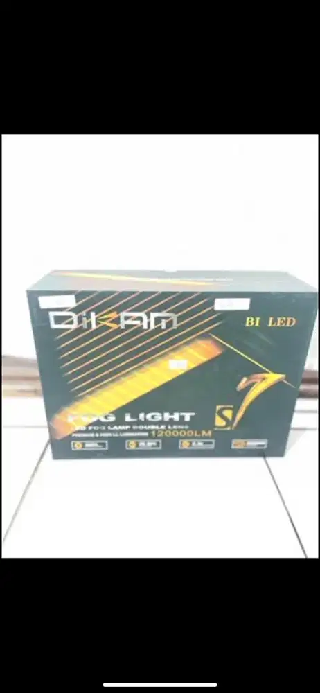 Obral Foglamp Dikam S7 1 Warna Ukuran 3 inch Breket Toyota ( BARU )