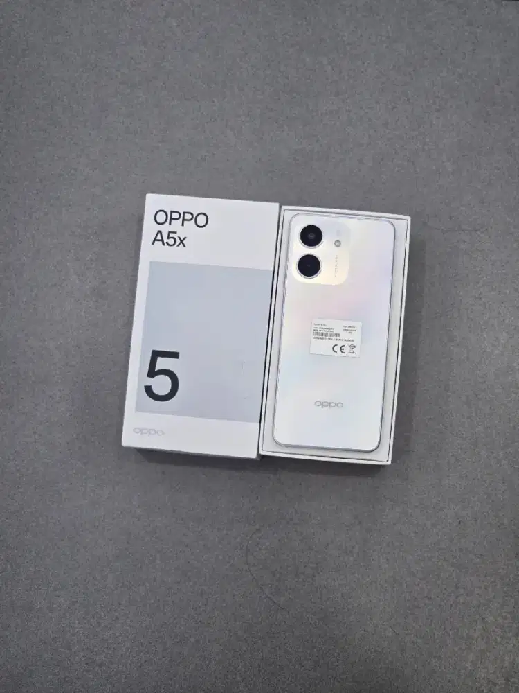 Oppo A5x 4/128 GB Garansi Resmi second fullset