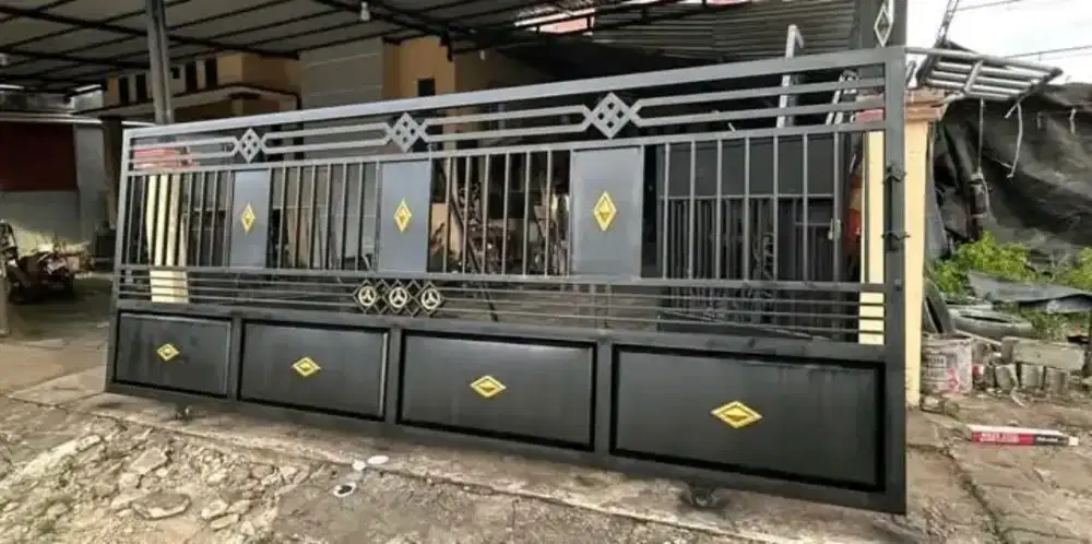 JASA PEMBUATAN PINTU GERBANG PINTU LIPAT PINTU BESI PINTU HANDERSON